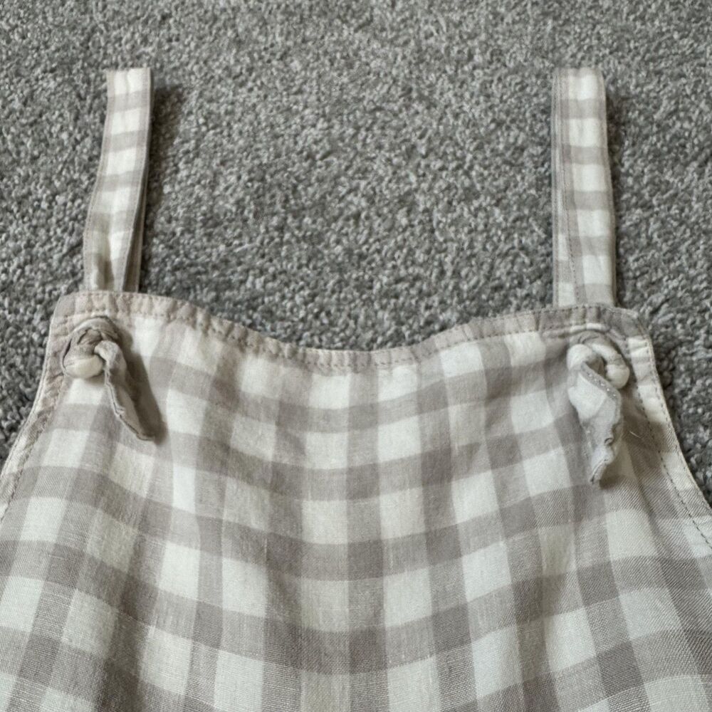 Lou & Grey Checkered Jumpsuit in Cream and Tan - Picture 5 of 13